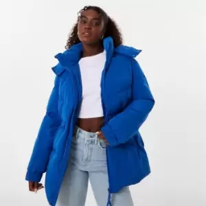 Image of Jack Wills Bungee Waist Padded Jacket - Blue