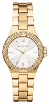 Image of Michael Kors MK7278 Lennox Silver Dial Gold Stainless Steel Watch