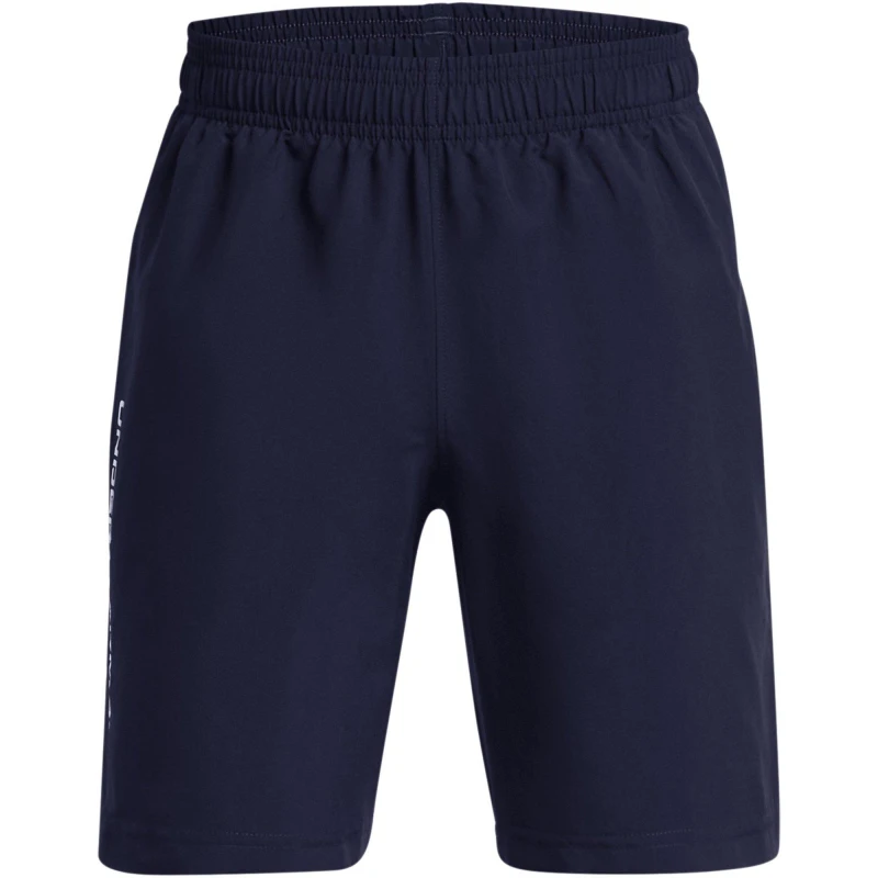 Image of Under Armour UA Tech Woven Wordmark Shorts Boys' Academy male 9 -10 Years (M)
