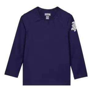 Image of Long Sleeves Rashguard Solid - Glassy - Blue - Size 6 - Vilebrequin