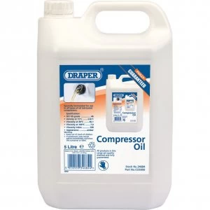Image of Draper Air Compressor Oil 5l