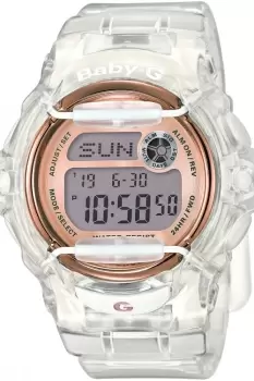 Image of Ladies Casio Baby-G Alarm Chronograph Watch BG-169G-7BER
