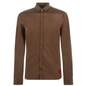 Image of Hugo Boss Ero 3 Red Patch Logo Shirt Medium Green Size L Men