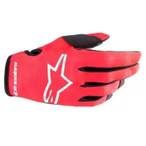 Image of Alpinestars Radar Mars Red White Gloves S