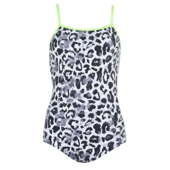 Image of Slazenger Thin Strap Swimsuit Ladies - Black/White