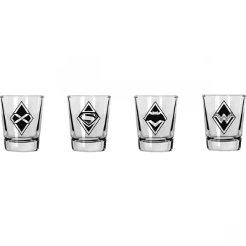 Image of Batman Vs Superman (Set Of 4) Mini Glasses