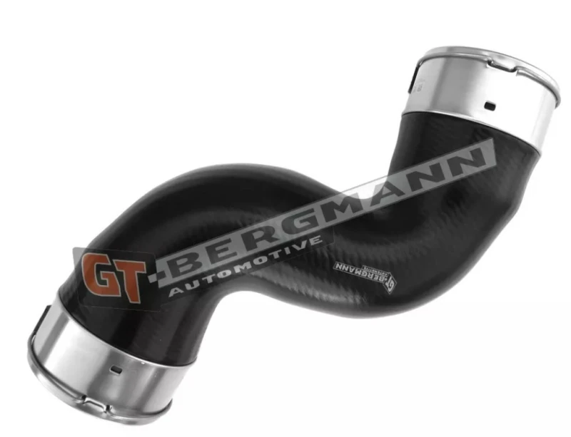 Image of GT-BERGMANN GT52-412 Turbocharger Hose with quick couplers, AEM (Ethylene Acrylate Rubber) AEM (Ethylene Acrylate Rubber) Charger Intake Hose (3314)