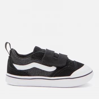 Image of Vans Toddlers ComfyCush New Skool Vecro Trainers - Black - UK 9 Kids
