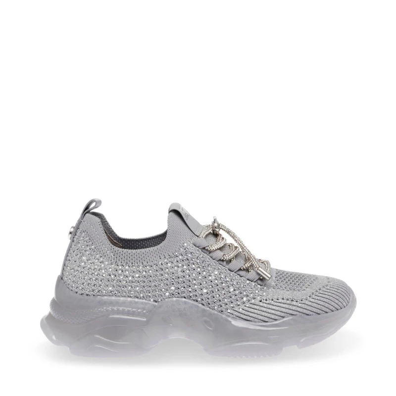 Image of Steve Madden Meter Trainers Silver female UK 3
