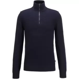 Image of Boss Madan Zip Top - Blue