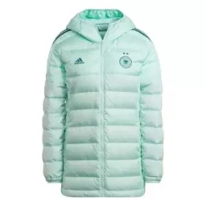 Image of adidas Germany Winter Jacket Womens - Clear Mint / Mystery Green