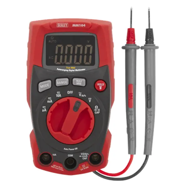 Image of Sealey Professional Auto-Ranging Digital Multimeter V1