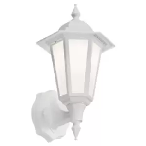 Image of KnightsBridge 230V IP54 8W LED Wall Lantern - White