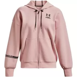 Image of Under Armour Armour Summit Knit Full Zip Hoodie Womens - Pink