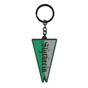 Image of HARRY POTTER Wizards Unite Slytherin House Rubber Keychain,...