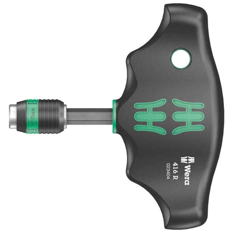 Image of Wera 416 R Rapidaptor Bit Holder T Handle Screwdriver 05023404001