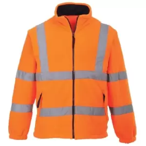 Image of F300ORRXXL - sz 2XL Hi-Vis Mesh Lined Fleece - Orange - Orange - Portwest