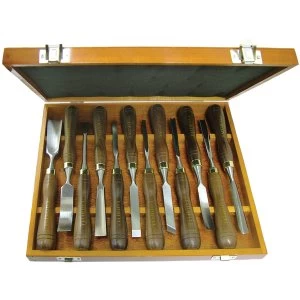 Image of Faithfull Woodcarving Set in of 12 in Case