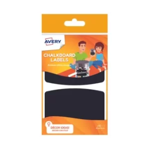 Image of Chalkboard Labels Black 95 x 63mm (Pack of 10) ARDO10.UK
