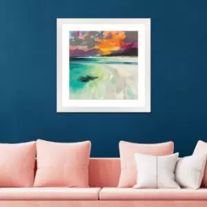 Image of The Art Group Seilebost Framed Print MultiColoured
