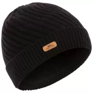 Image of Trespass Womens/Ladies Twisted Knitted Beanie (One Size) (Black)