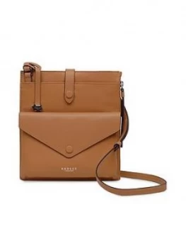 Image of Radley Wilton Way Medium Slim Tab Crossbody - Dark Butter