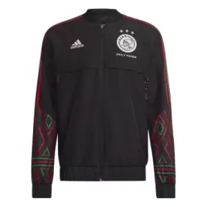 Image of adidas Ajax Third Anthem Jacket 2022 2023 Adults - Black