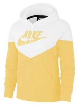 Image of Nike Nsw Heritage Pullover Hoodie - Topaz Gold
