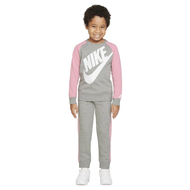 Image of Nike Overszd Set In10 Grey/Pink female 3-4 Yrs