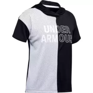 Image of Under Armour Tech Graphic Short Sleeve Hoodie Junior Boys - Multi