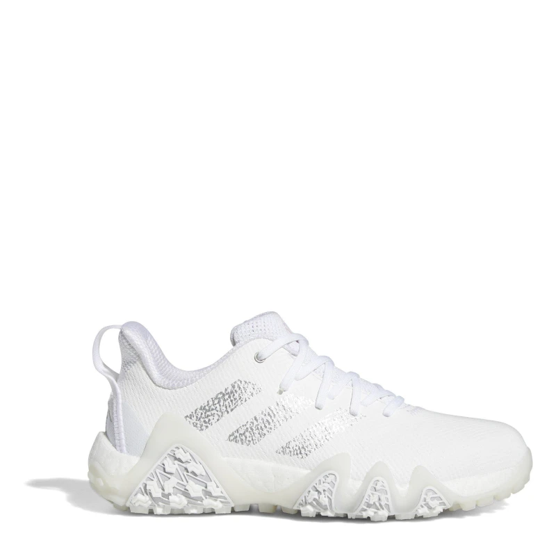 Image of adidas Codechaos 22 Spikeless Golf Shoes Womens - White White 4