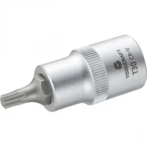 Image of Toolcraft 816165 Socket Bit (1/2") T30 Torx Bit