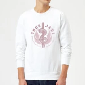Image of Star Wars The Rise Of Skywalker True Jedi Sweatshirt - White - L
