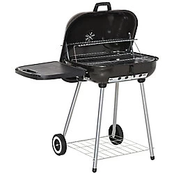 Image of Outsunny BBQ Grill 846-022 Metal Black