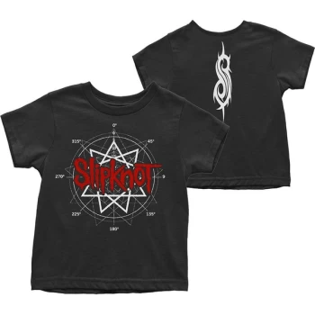 Image of Slipknot - Star Logo Kids 2 Years T-Shirt - Black