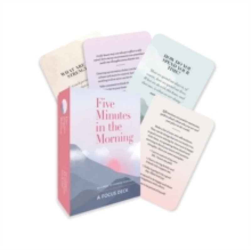 Image of Five Minutes in the Morning: A Focus Card Deck : 50 Cards to Change Your Day Cards