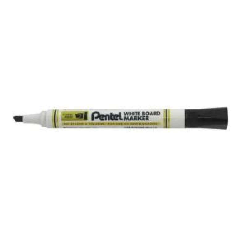 Image of Pentel Everyday Drywipe Marker Chisel Tip Black - 12 Pack (MW86-AE)