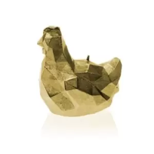 Image of Small Chicken Candle &ndash; Classic Gold