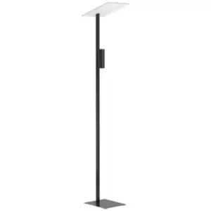 Image of Eglo - Budensea 2 Lamp Floor Lamp Black, White