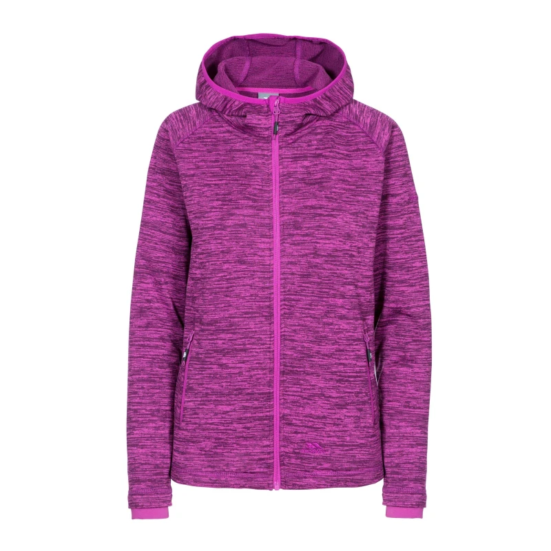 Image of Trespass Riverstone B Fleece Hoodie Purple female 14