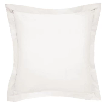 Image of Bedeck of Belfast Finelinens 1000TC Plain Dye Square Pillowcase - CHALK