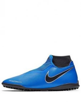 Image of Nike Phantom Academy Dynamic Fit Astro Turf Football Boots Blue Size 10 Men
