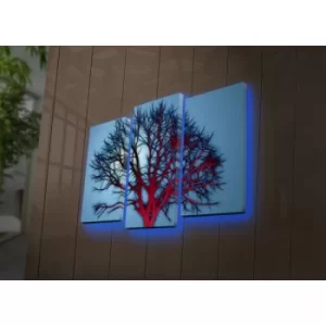 Image of 3PATDACT-24 Multicolor Decorative LED Lighted Canvas Painting (3 Pieces)