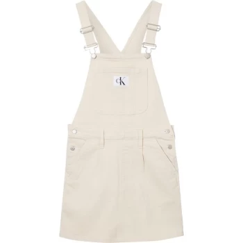Image of Calvin Klein Jeans Dungaree Dress - 1AA DENIM LGHT