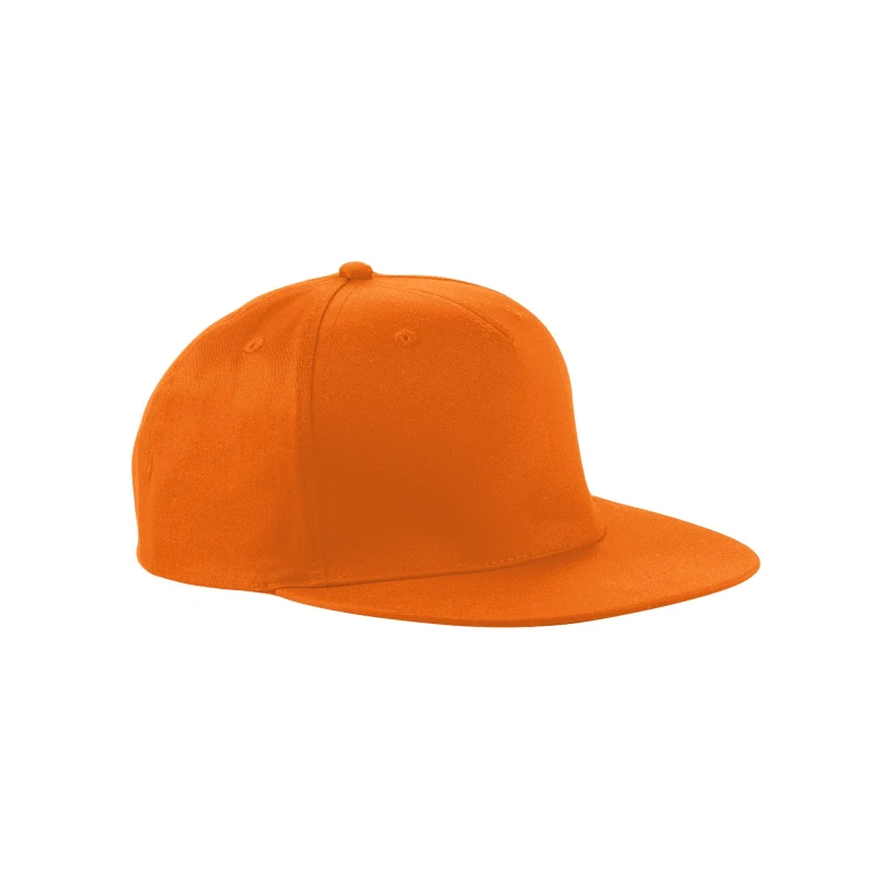 Image of Beechfield Beechfield Men 5 Panel Retro Rapper Cap Pack of 2 in Orange Orange One Size Male 5059269088859