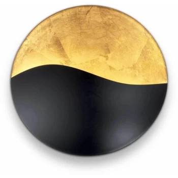 Image of Ideal Lux Lighting - Ideal Lux Sunrise - 3 Light Indoor Small Wall Light Black, G9