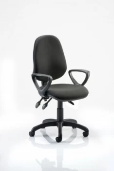 Image of Eclipse Plus III Chair Black Loop Arms KC0038