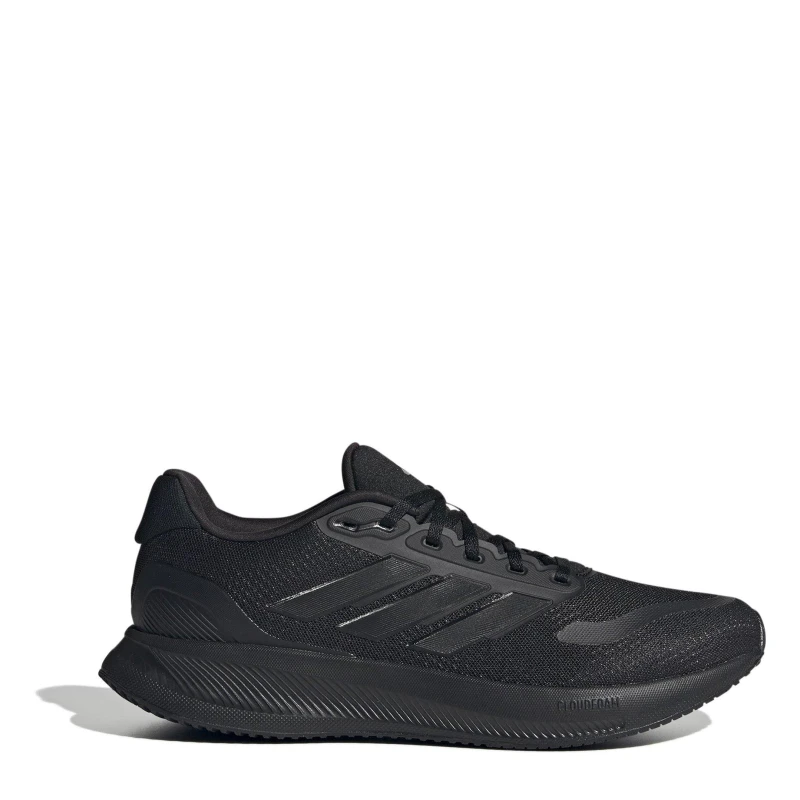 Image of adidas Run Falcon 5 Trainers Mens Entry Running Shoes 6 (39.3) Black 13051103260