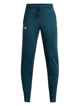 Image of Boys, Under Armour Pennant 2.0 Track Pants - Blue/Grey, Blue/Grey, Size M=9-10 Years