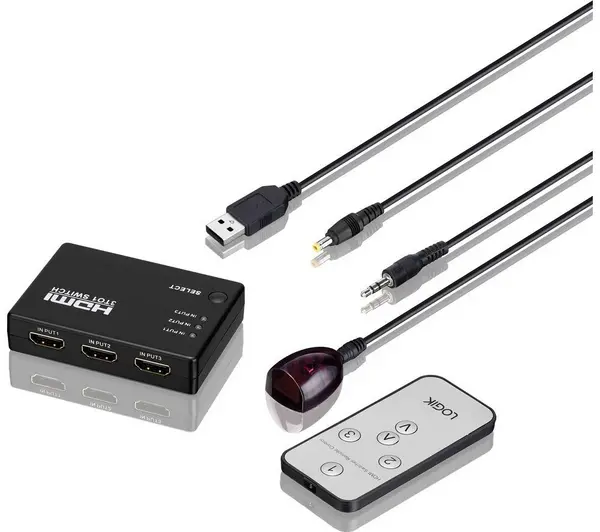 Image of Logik LHDSW19 3-Port HDMI Switch